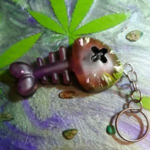 Dead Fish Keychain